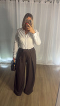 Pantalon zalia Choco