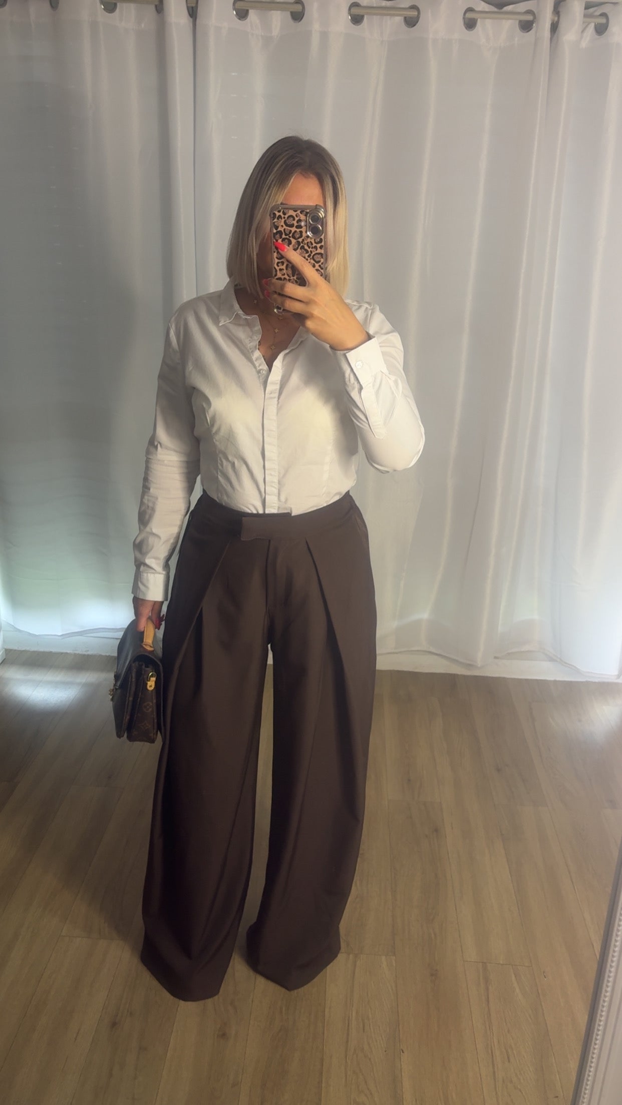 Pantalon zalia Choco